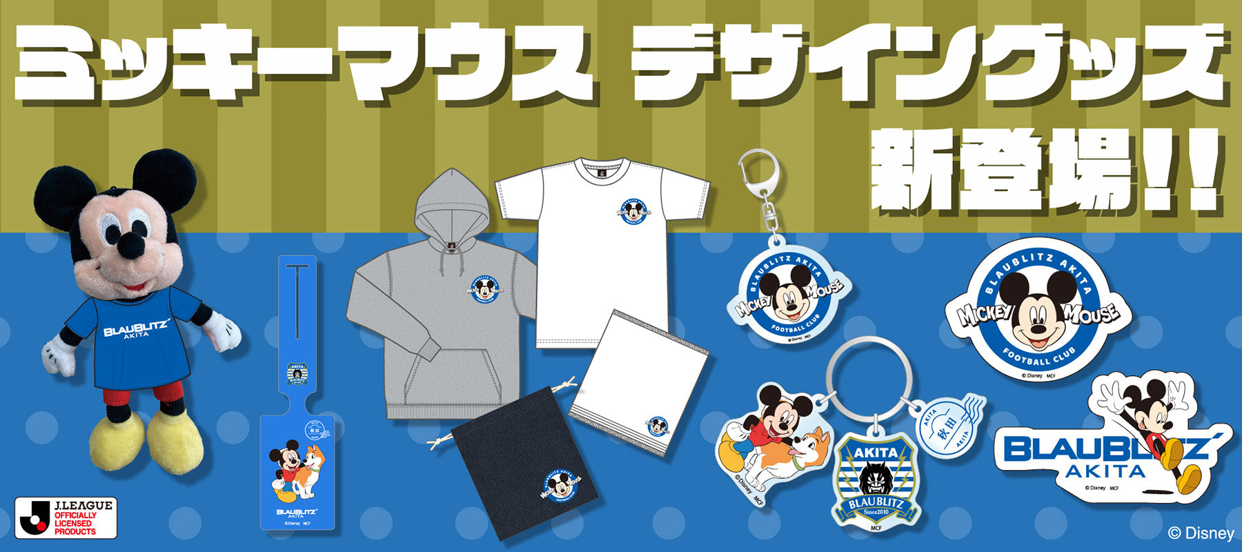 ミッキーマウスデザイン – BLAUBLITZ AKITA ONLINE STORE