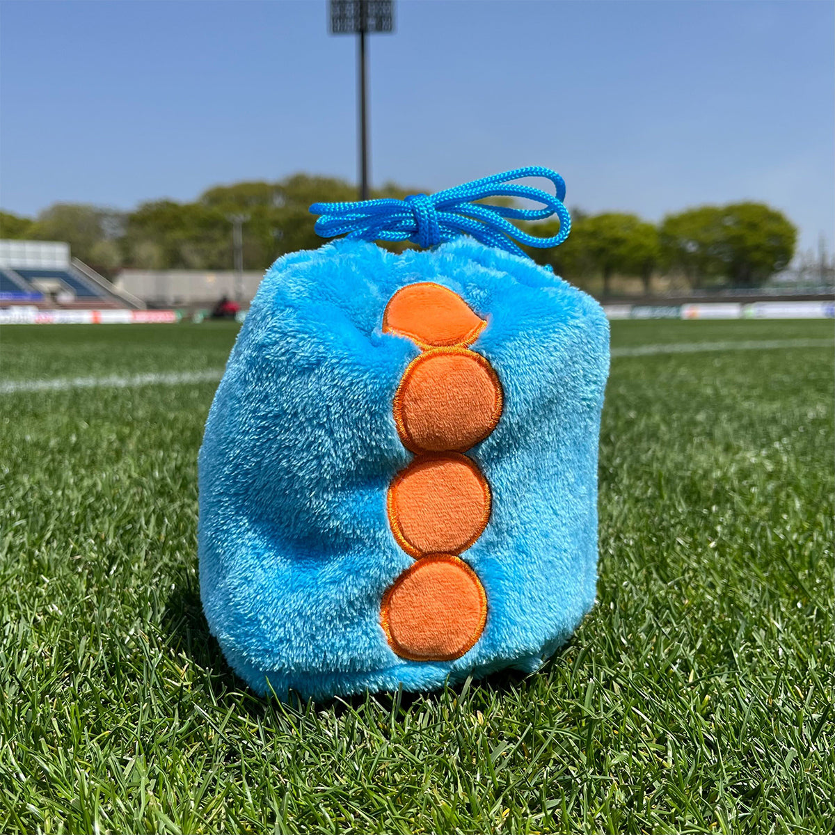 ブラウゴンふわふわ巾着ポーチ