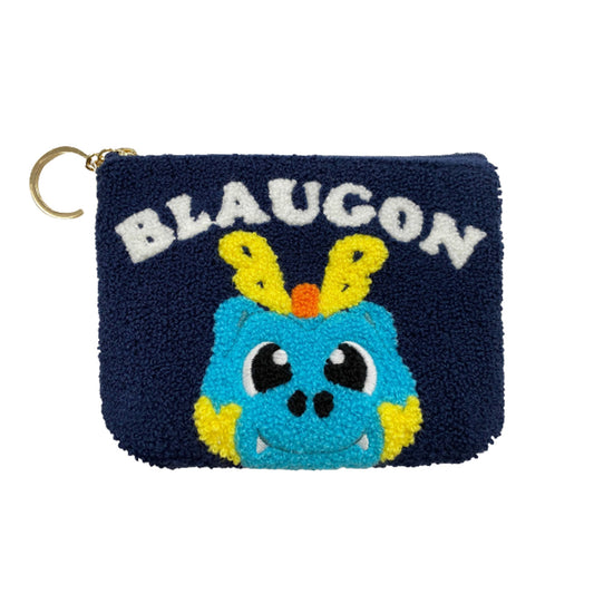 もこもこブラウゴンミニポーチ